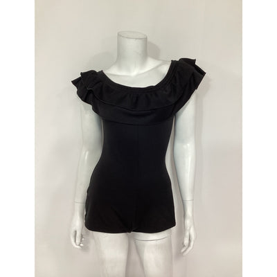 Lisa Says Gah 'Kitten Phoebe' Blue Ruffle Sleeve Off Shoulder Playsuit Size S