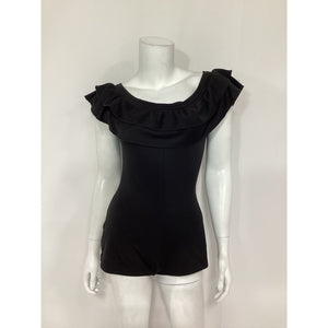 Lisa Says Gah 'Kitten Phoebe' Blue Ruffle Sleeve Off Shoulder Playsuit Size S