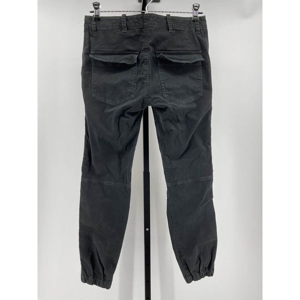 Nili Lotan French Black Cotton Military Pant Size 2