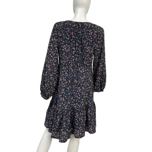 Hatch Floral Blue Kelsey Dress Size 2