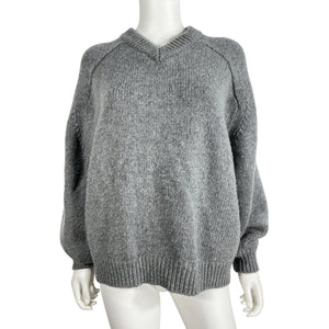 Staud Cozy Gray Wilson Sweater Size L
