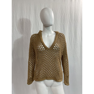 Misa Los Angeles 'Shamani' Brown Hoodie Size XS - NWT