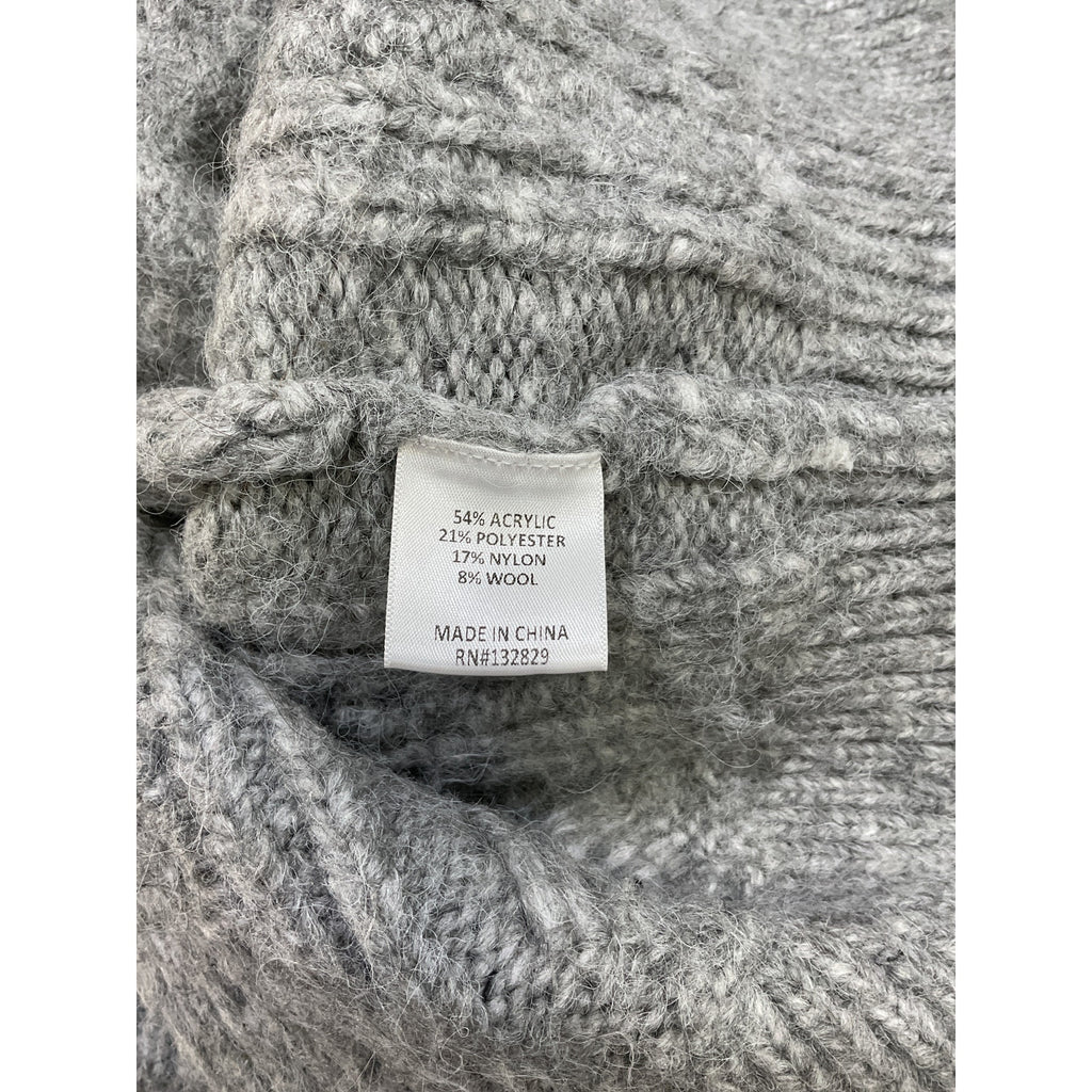 Helsa 'Serena' Grey Acrylic Cable Cardigan Size XS
