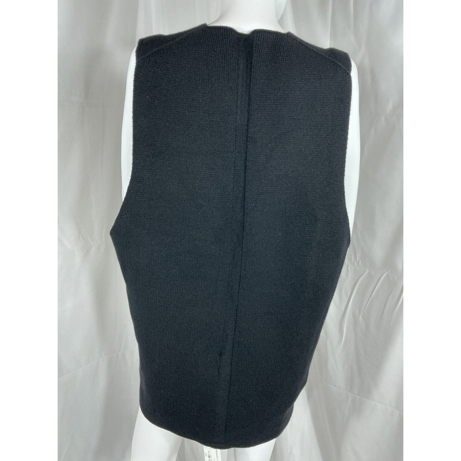 Rick Owens V-Neck Black Tank Top Size OS - NWT