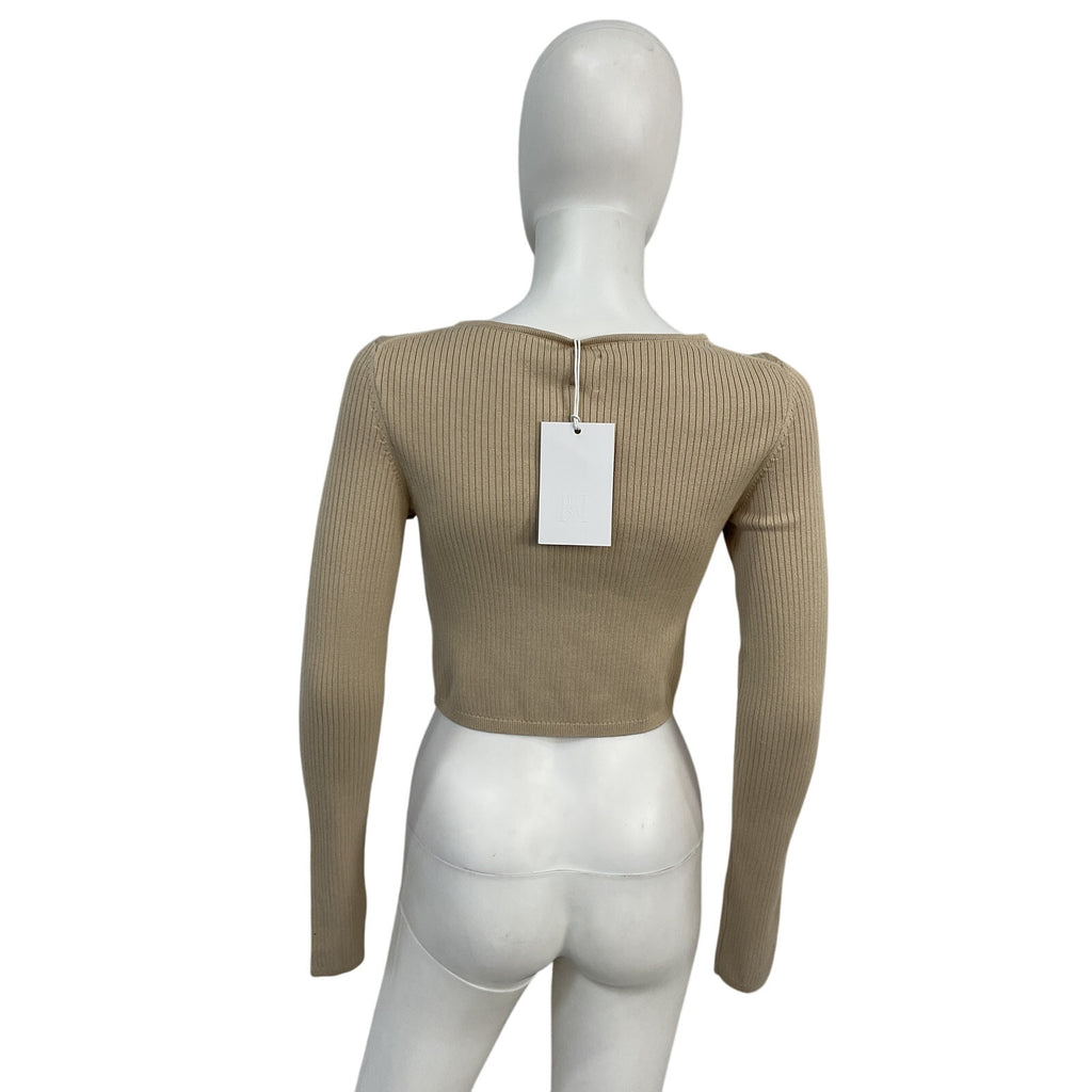 Helsa 'Ediva' Tan Viscose Cardigan Size M - NWT