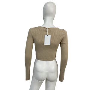 Helsa 'Ediva' Tan Viscose Cardigan Size M - NWT