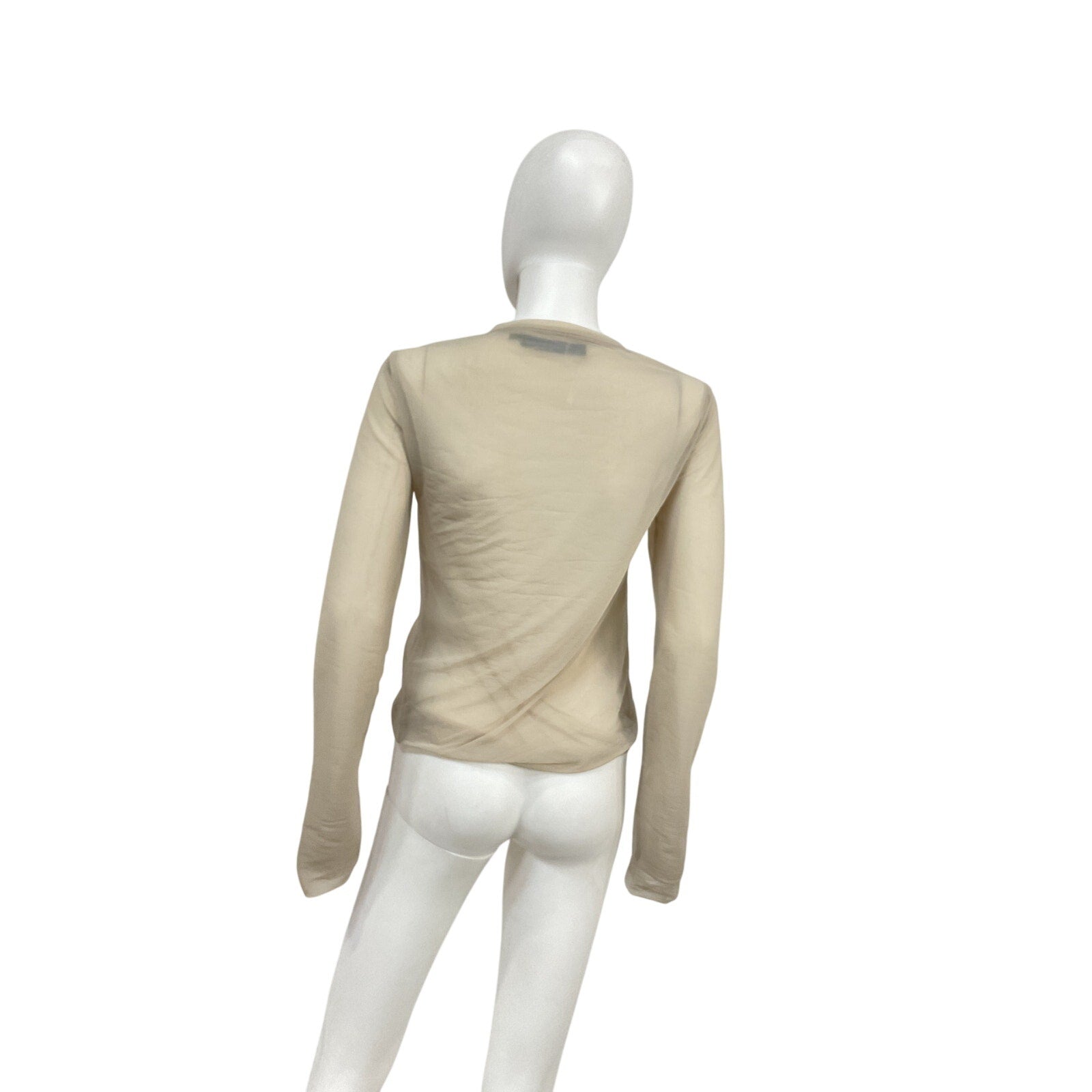 Proenza Schouler 'Dara' Beige Polyester Top Size XS