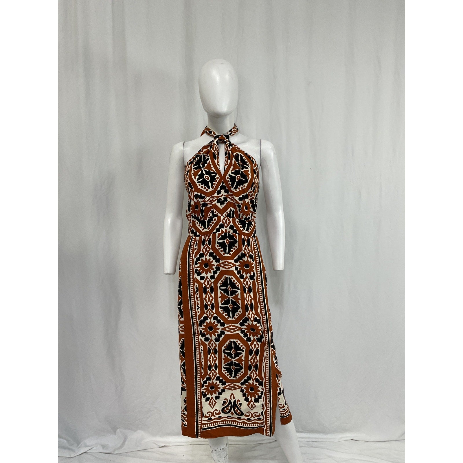 S�zane 'Jarred' Brown Cotton Dress Size 36