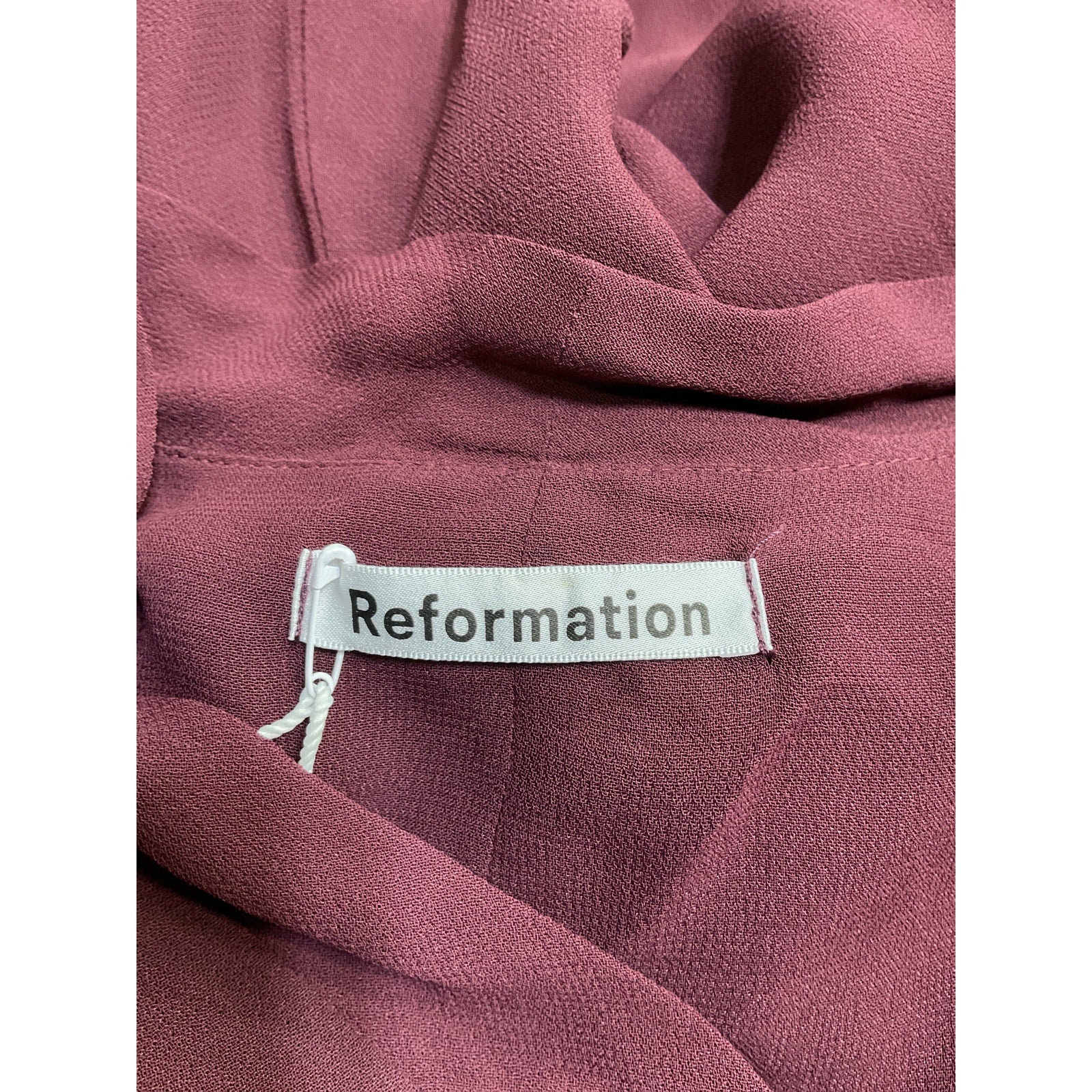 Reformation 'Reeds' Purple Viscose Dress Size 4