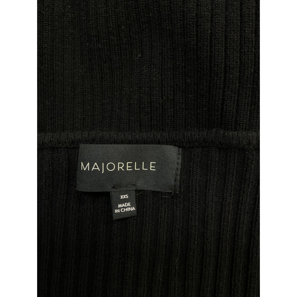 Majorelle 'Salone' Black Cotton Sweater Size XXS