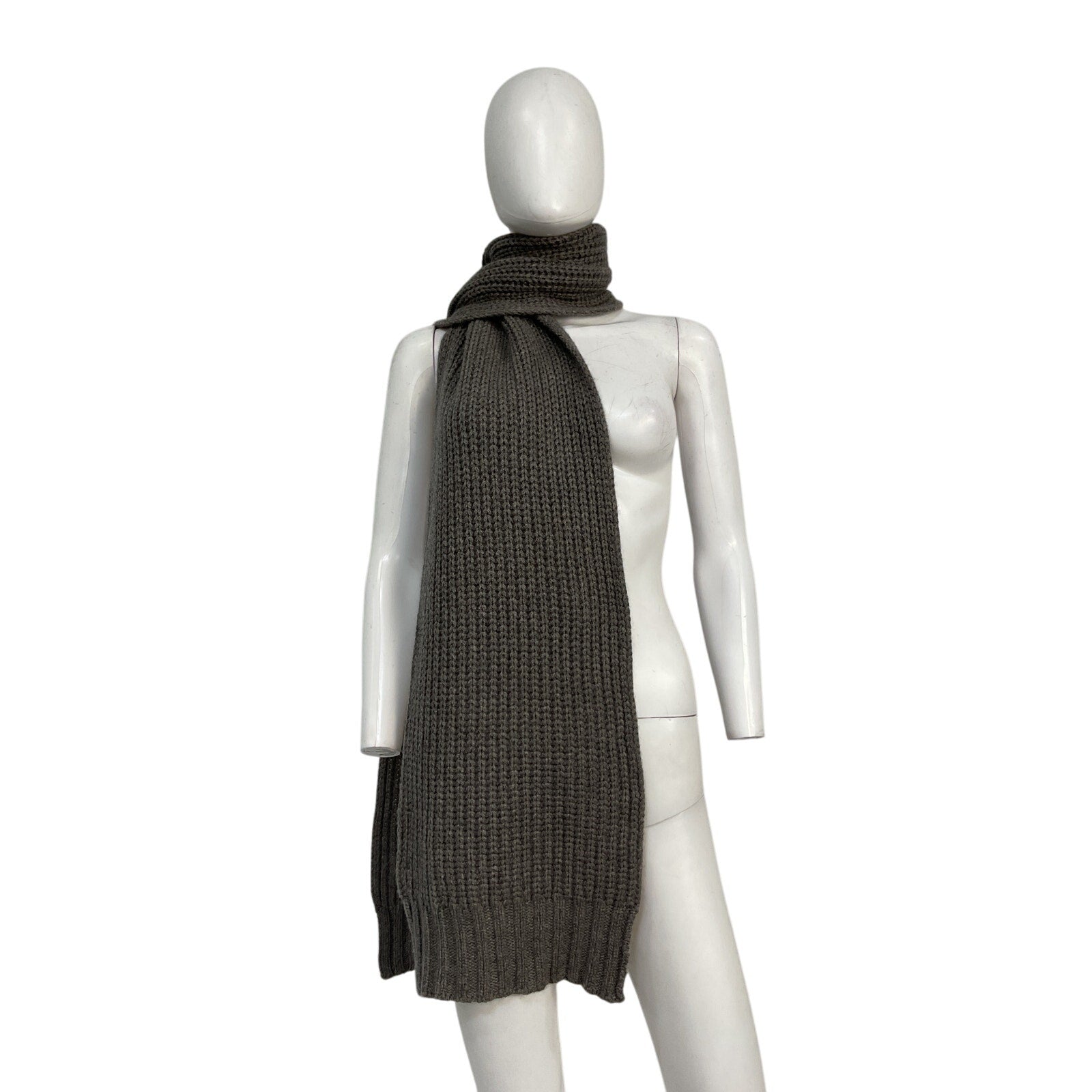 Jenni Kayne Grey Cashmere Alpine Scarf Size OS