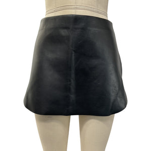 L'Academie Sleek Black Dionne Mini Skirt Size S