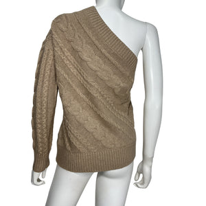 L'Agence Asymmetric Tan Zoe Sweater Size S