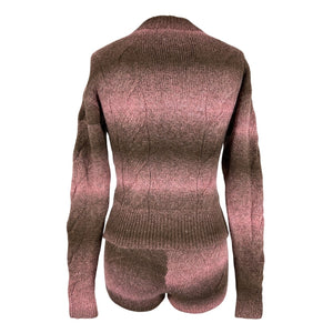 Alohas Cozy Pink Aspen Monte Sweater Set Size XS NWT