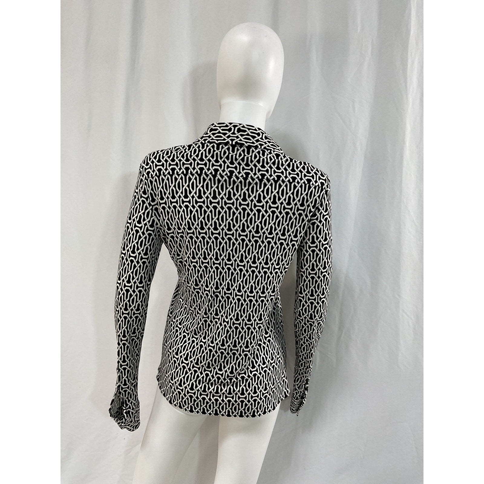 Nili Lotan 'Celestine' Black Shirt Size S