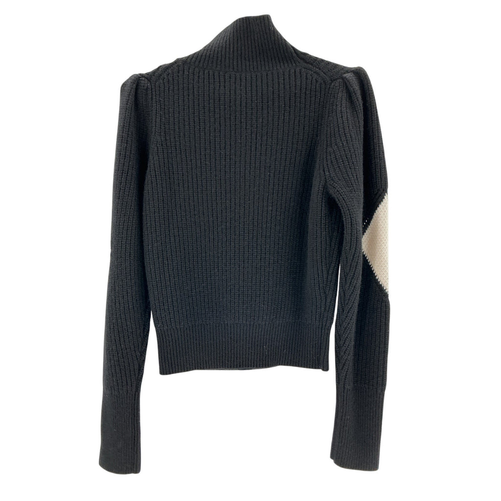 Reformation 'Diamond' Black Cashmere Turtleneck Size S