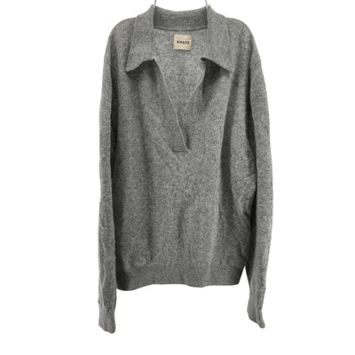Khaite Shrunken 'Jo' Grey Cashmere Sweater Size M