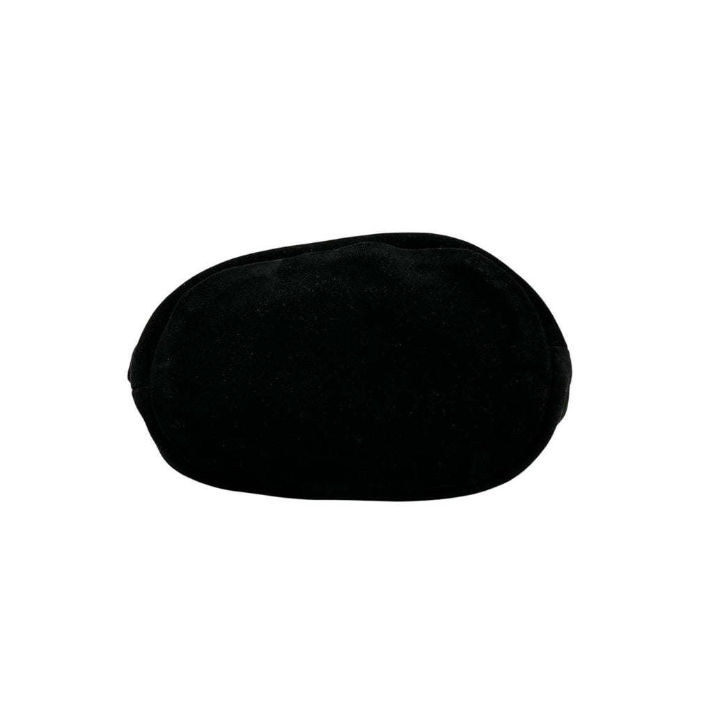 Donni. 'The Lady' Black Suede Bag