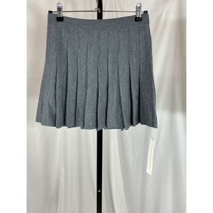 Reformation 'Mina' Grey Regenerative Merino Pleated Skirt Size XS - NWT