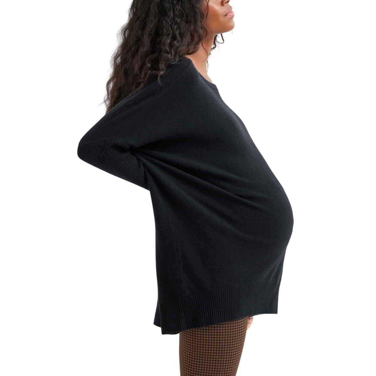 Hatch Cozy Black Nadine Sweater Size 2