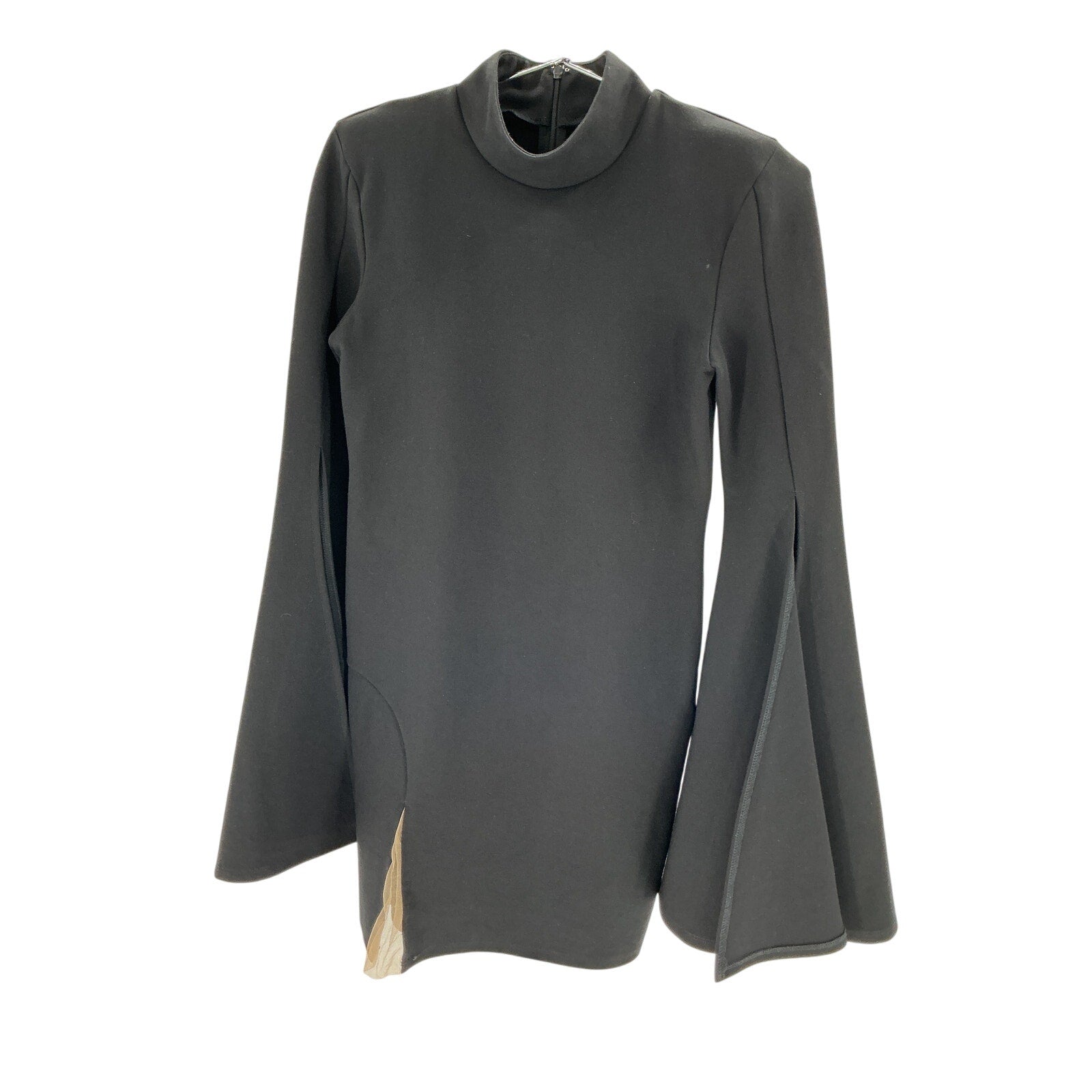 Michael Costello x Revolve 'Mr. Gibson' Black Viscose Mini Dress Size M