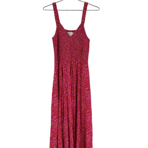 La Ligne Smocked Multicolor Sarita Dress Size M