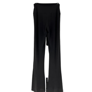 Norma Kamali Flared Black Spat Pants Size M