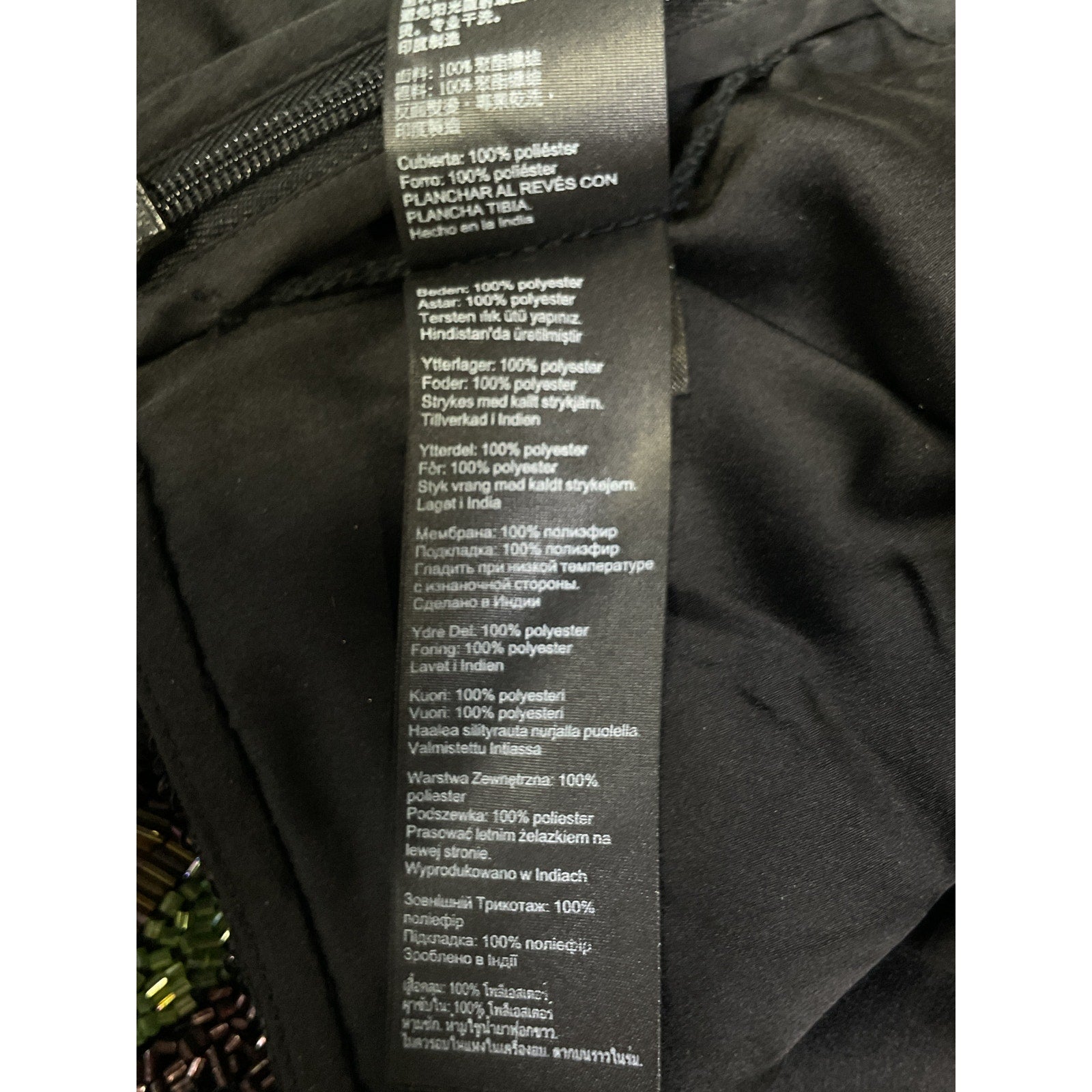 Allsaints 'Jamilia' Green Gene Embellished Top Size 2