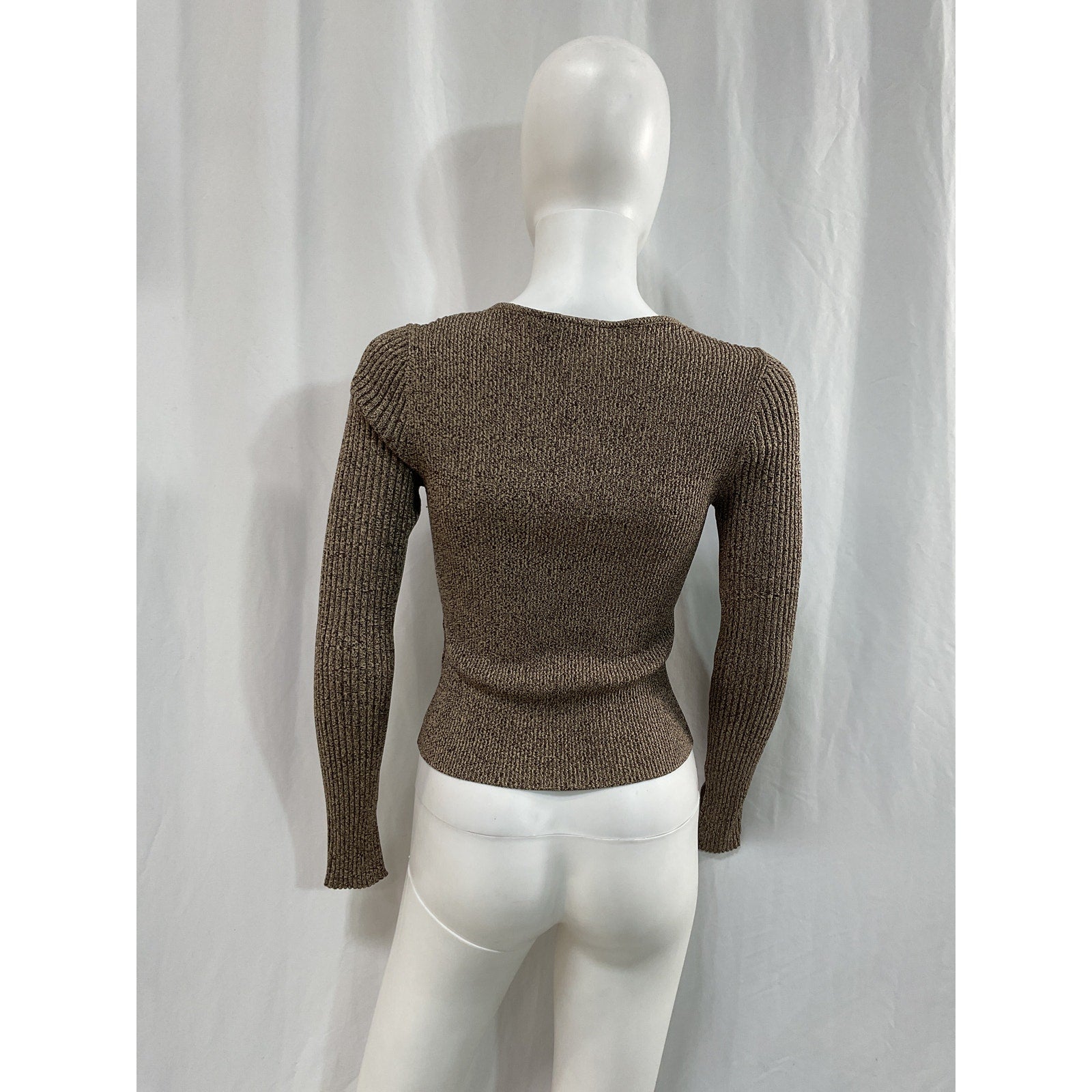 Simkhai 'Vensa' Brown Space Dye Top Size M
