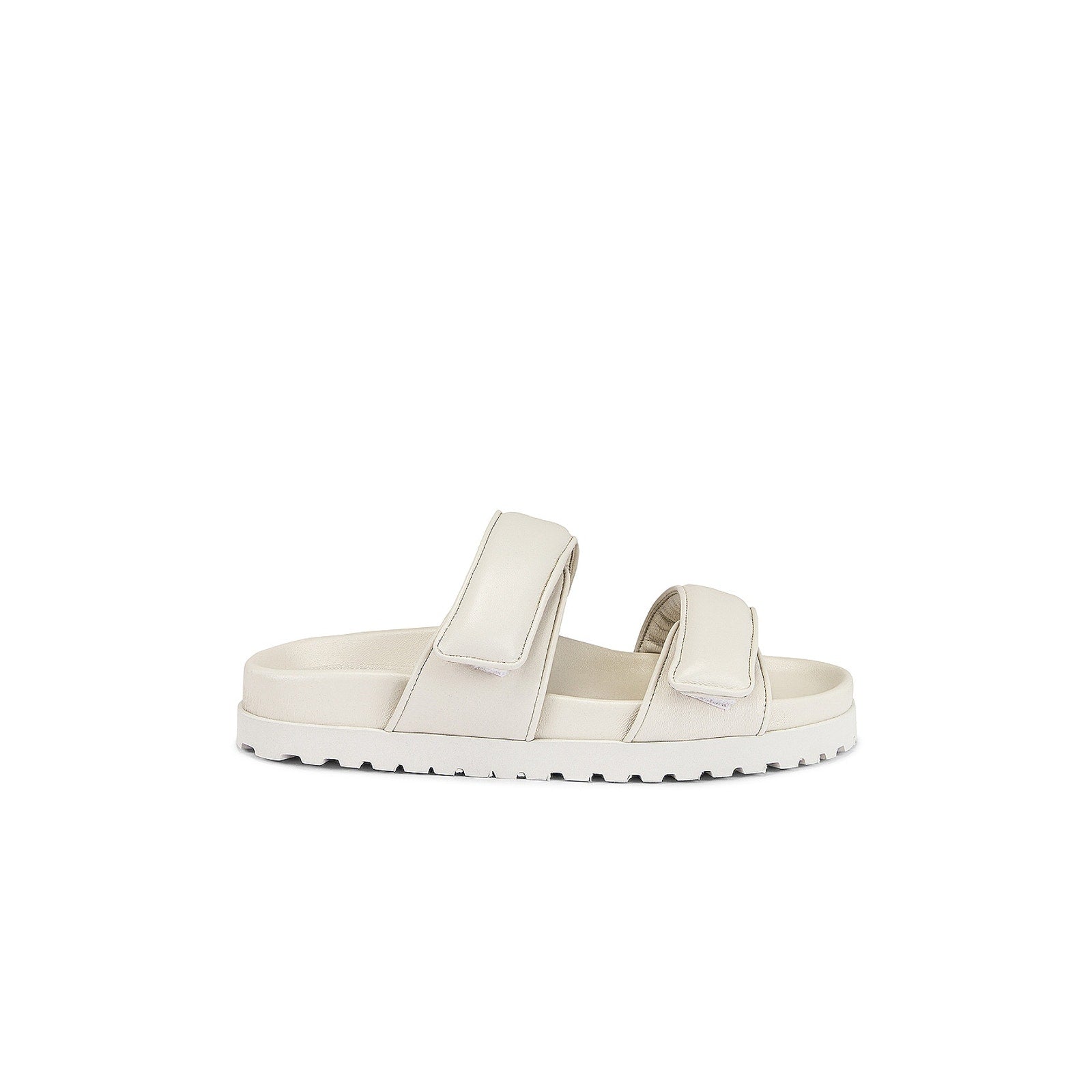 Gia Borghini X 'Pernille' White Teisbaek Leather Platform Sandal Size 9.5