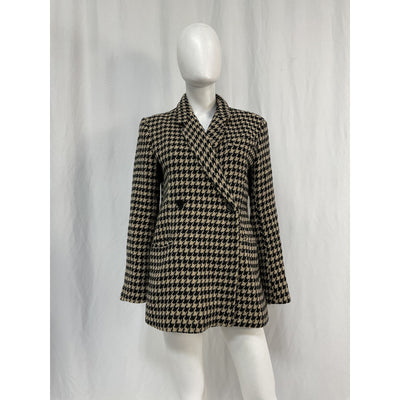Anine Bing 'Kaia' Brown Acrylic Blazer Size XS