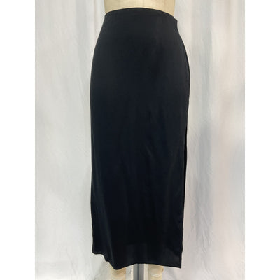 Reformation 'Nori' Black Viscose Skirt Size 2 - NWT