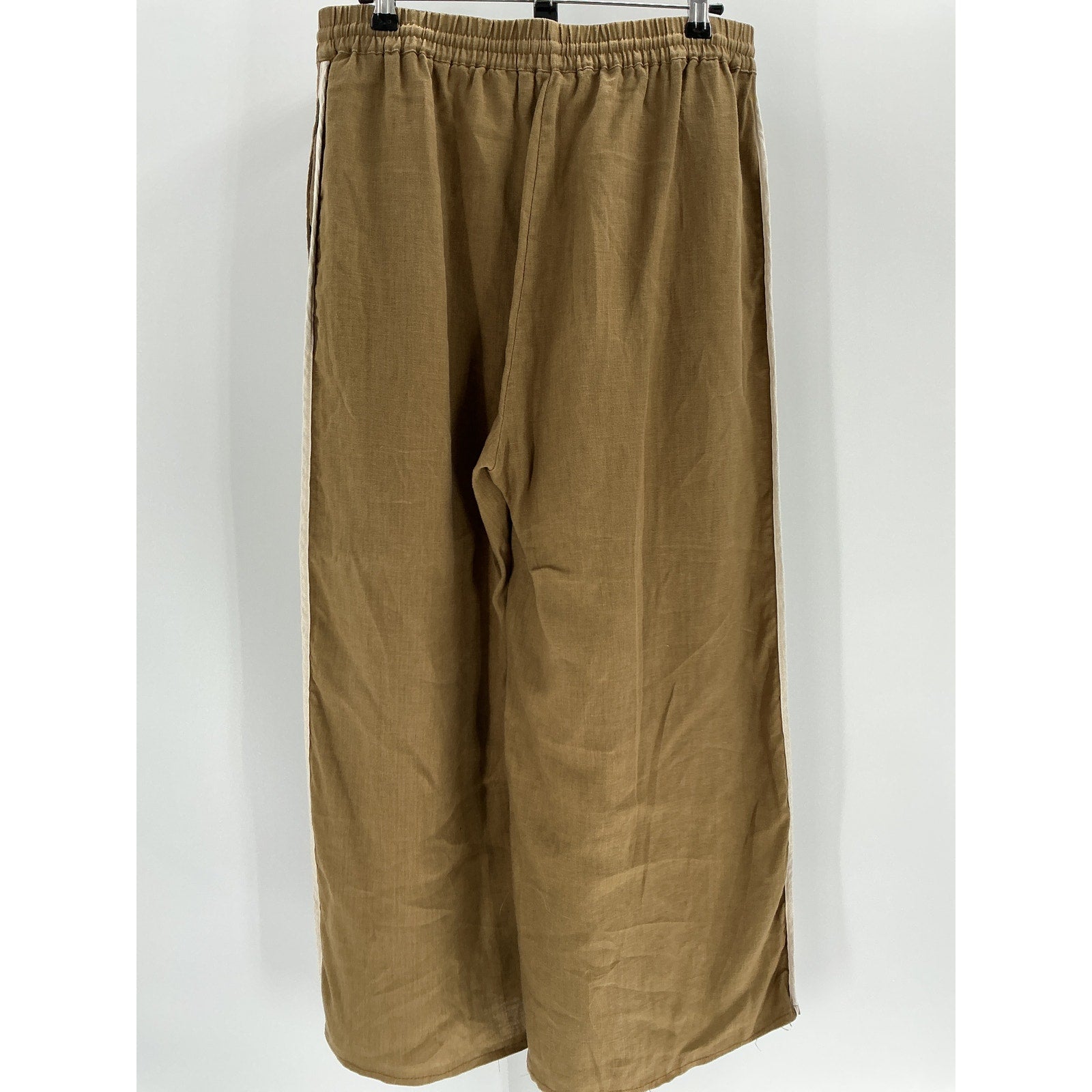 Dissh Tan Linen Pant Size 10
