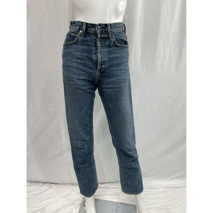 Agolde 'The 90s' Blue Pinch Waist Denim Jeans Size 23