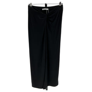Reformation Draped Black Skirt Size S