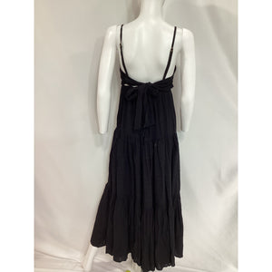 L*Space 'Santorini' Black Chiffon Dress Size XS