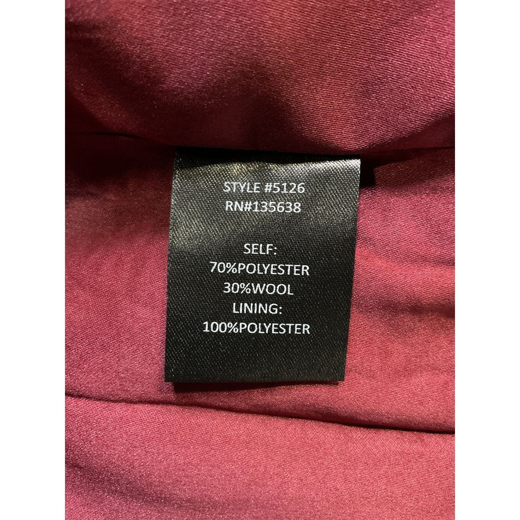 Hutch 'Kat' Pink Wrap Coat Size L - NWT