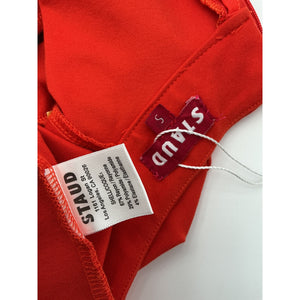 Staud 'Kirsten' Orange Rayon Dress Size S