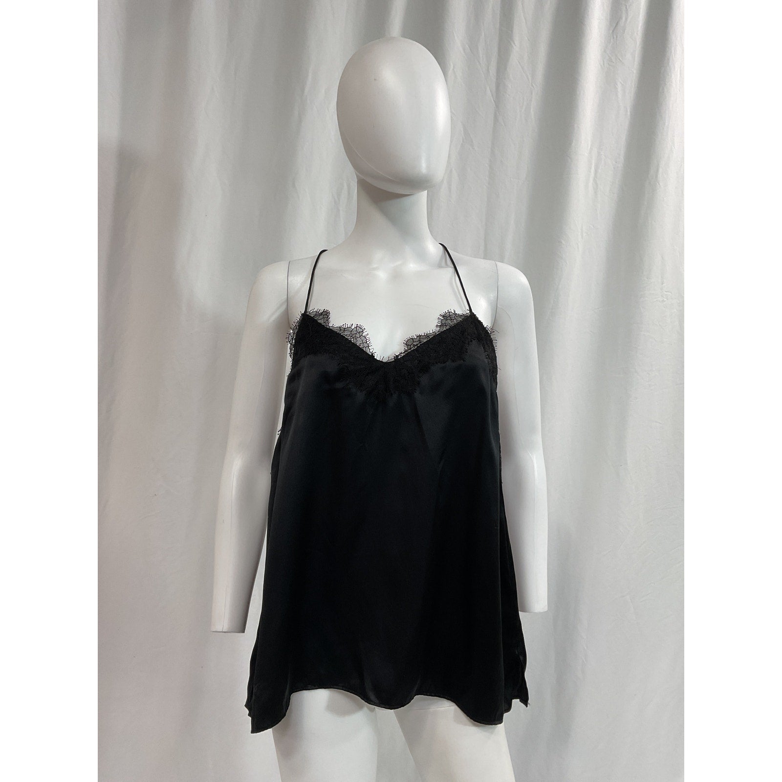 Cami Nyc 'The Daisy' Black Cami Size S