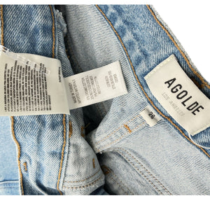 Agolde Relaxed Blue Cooper Cargo Denim Jeans Size 26