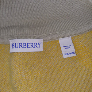 Burberry Elegant Hunter Mimosa Carly Check Wool Cape
