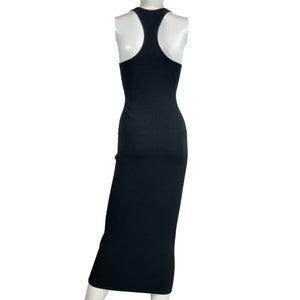 Rag & Bone Ribbed Black Asher Maxi Dress Size XXS