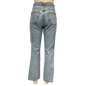 Agolde Classic Blue Pinch Waist High Rise Kick Denim Jeans Size 26