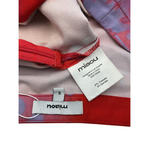 Miaou 'Micro' Pink Polyester Mini Skirt Size S