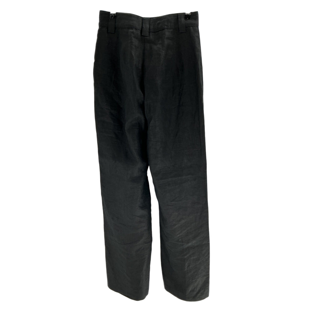 Dissh 'Logan' Black Linen Pant Size 4