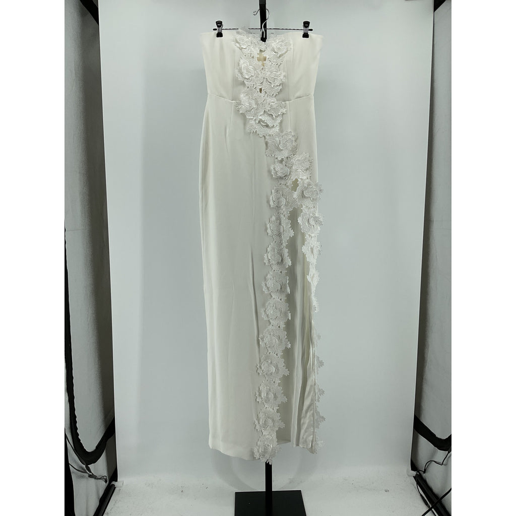 Sau Lee 'Florence' White Polyester Dress Size 10 - NWT