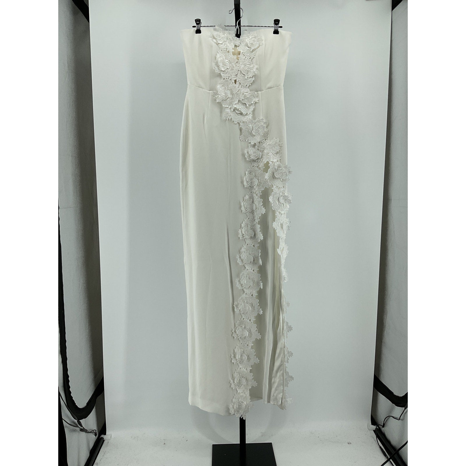 Sau Lee 'Florence' White Polyester Dress Size 10 - NWT