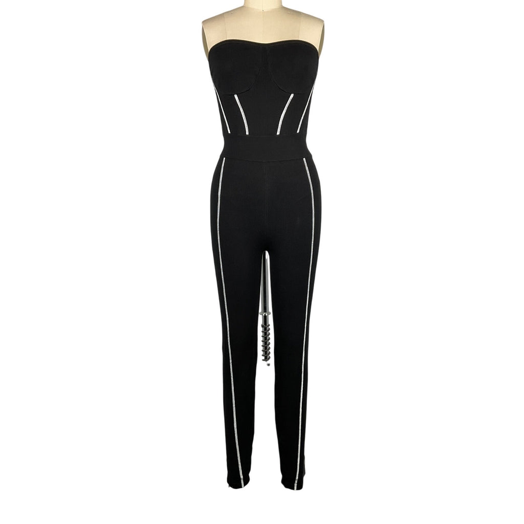 Rta 'Otavia' Black Cotton Jumpsuit Size S