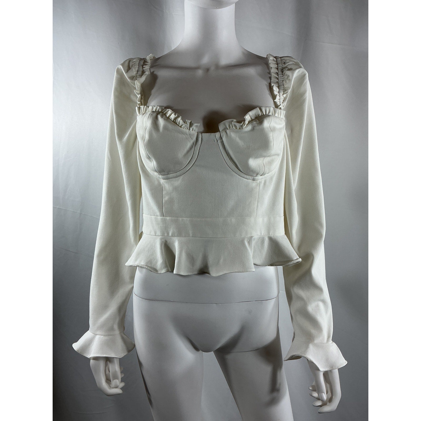 Majorelle 'Corie' White Rayon Top Size XL