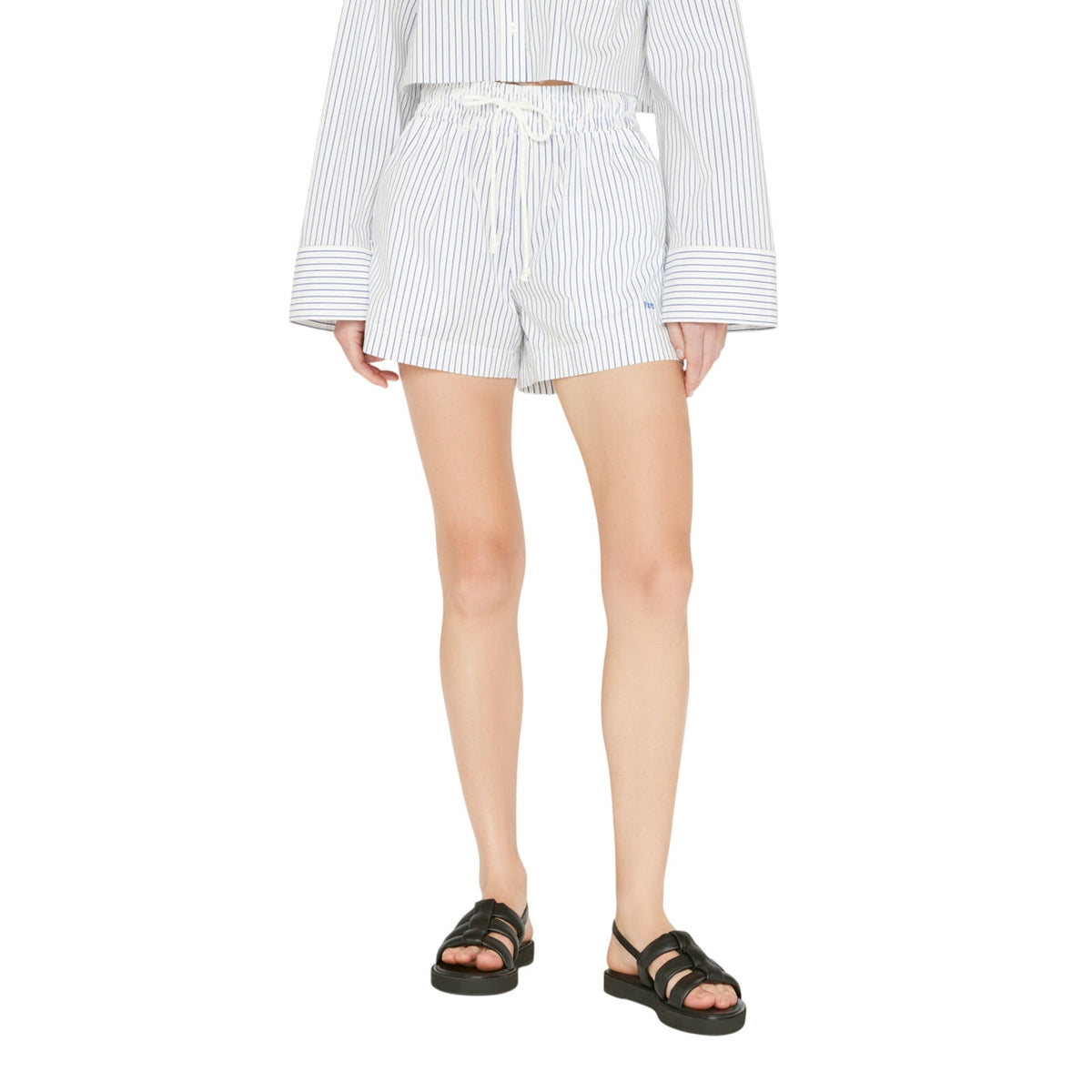 Frame Drawstring White Lounge Short Size XS / TP